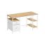 Computer desk VASAGLE LWD047B16, 2 shelves, 140 × 76 × 60 cm
