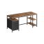 Computer desk VASAGLE LWD047B16, 2 shelves, 160 × 76 × 60 cm