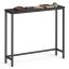 Konsolipöytä VASAGLE LNT035BA01, Harmaa/musta, 80 × 81,2 × 20 cm