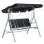 Ulkokeinu Outsunny 171x111x154cm., harmaa/musta
