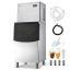 Ice maker VEVOR, 204 kg/24 h, 113 kg capacity, 99 × 129.5 × 75.6 cm