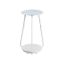 Sohvapöytä 30x55cm, valkoinen/vaaleansininen