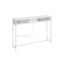 Консольный столик 25x120x81,1см., белый
