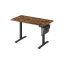 Стол с электрической регулировкой высоты 60x120x120 см., черно-коричневый