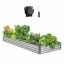 Metal raised bed VEVOR GM66010-360X120X27CM, Gray, 360 × 120 × 30 cm