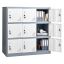 Metal cabinet VEVOR W124P2507012-1, 9 doors, Gray, 90 × 94 × 45 cm