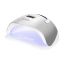 Nail lamp Glow F2, 57 LED diodes, Silver, 22.5 × 11 × 20 cm
