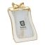 Photo frame, White and gold, 20.5 × 28.6 × 2 cm