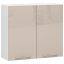 Keittiön seinäkaappi OLIWIA, 2 ovea, valkoinen/beige, 80 × 72 × 30 cm