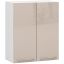 Keittiön seinäkaappi OLIWIA, 2 ovea, Valkoinen ja beige, 60 × 72 × 30 cm