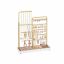 Koruteline SONGMICS JJS026A01, Säädettävä korkeus, Kullanvärinen, 10 × 30,6 × 30,9–47,5 cm