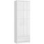 Freestanding shelf with door and drawer CLP R60, 2 doors and 1 drawer, white, 60 × 180 × 35 cm