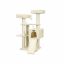 Kissan raapimapuu 125 cm korkea, beige