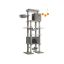 Kissan raapimapuu 78x48x201cm, harmaa/beige