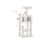 Kissan raapimapuu 45x35x112cm, beige/beige