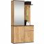 Hallway furniture set AKORD ENTRO, oak color, 95 × 183 × 35 cm