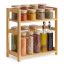 Maustehylly SONGMICS, 2 tasoa, Beige, 41 × 41 × 18,6 cm
