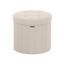 SONGMICS-rahi, Pyöreä kokoontaitettava säilytystilalla, Beige, Ø 46 × 45 cm