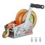Manual boat winch VEVOR HW2500A, 1588 kg, 6.1 m strap, 300 × 275 × 181 mm