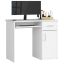 Desk AkordV2 PIN, 1 drawer, white, 90 × 74 × 50 cm