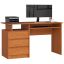 Desk CLP, 3 drawers, brown, 135 × 77 × 60 cm