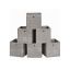 6 laatikon setti 30x30x30cm, harmaa