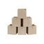 6 laatikon setti 30x30x30cm, beige