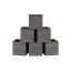 6 laatikon setti 33x33x33cm, tummanharmaa