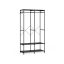 Открытый шкаф 40x94,5x180см., черный
