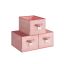 3 laatikon setti 40x30x24cm, pinkki