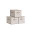 3 laatikon setti 40x30x25cm, beige