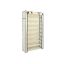 Kenkäteline kankaasta RXJ36M 88 x 28 x 160 cm, beige