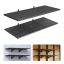 Wall-mounted garage shelves VEVOR MP2048, 2 tiers, Black, 121.9 × 51.5 × 20 cm