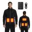 Heated wool jacket VEVOR, 6 heating zones, L