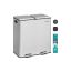 SONGMICS waste bin, 2 × 30 l, 58.5 × 64 × 37 cm
