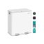 SONGMICS waste bin, 2 × 30 l, 58.5 × 64 × 37 cm