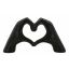 Veistos Lover, Musta, 25 × 13,5 × 7,5 cm