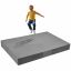 Impact mat VEVOR SM-CC04, gray, 180 × 121 × 20 cm