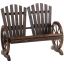 Garden bench Outsunny 108x66x95cm., dark brown