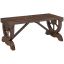 Puutarhapenkki Outsunny 98x50x39.5cm., ruskea
