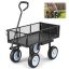 Garden trolley with seat VEVOR TC-500, 86 × 46 × 22.5 cm