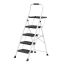 SONGMICS folding ladder, 2 steps, 84 × 45.5 × 145.2 cm