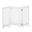 Dog enclosure PawHut 155x35.5x76cm., white
