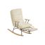SONGMICS HOME LYY016W01 rocking chair, 4-position adjustable backrest, 67 × 100 × 97 cm