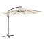 Kantilevarjo Ø 300 cm, beige