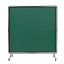 Сварочный экран с рамой, 1,8 х 1,8 м, зеленый, винил, на колесиках.