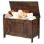 Children's storage bench VEVOR ZD-25X02, without backrest, Brown, 75.4 × 48 × 38.9 cm