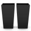 Flowerpots VEVOR F4075W-BK, 2 pcs, Black, 39 × 75 cm