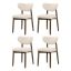 VASAGLE kitchen and dining chair set, 2 pcs, 51 × 82 × 50 cm