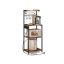 Kitchen shelf VASAGLE KKS013KD02, 4-tier, brown/black, 45 × 140 × 40 cm